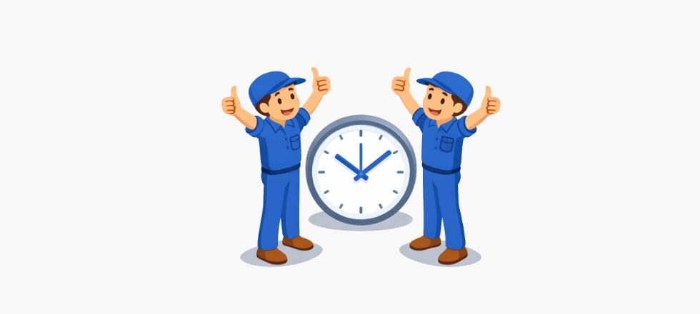 イメージ｜時間厳守で安心してご依頼可能
