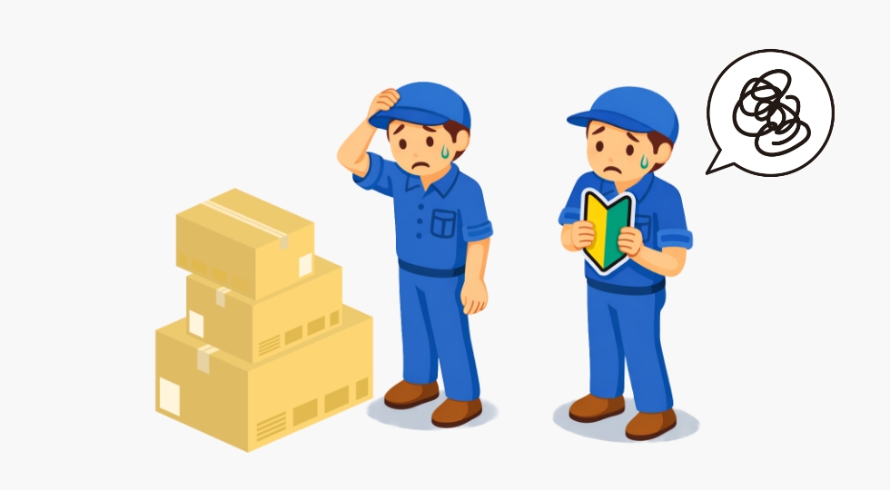 イメージ｜担当者が毎回違い、指示をするのが大変